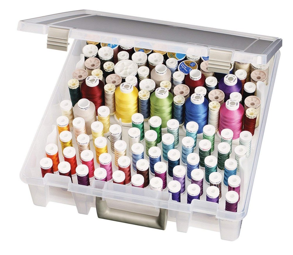 ArtBin Super Satchel Thread Box - Versatile Thread Storage for Sewing, Embroi...