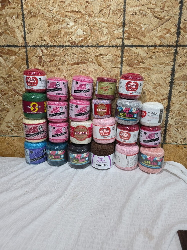 Crochet Thread Lot