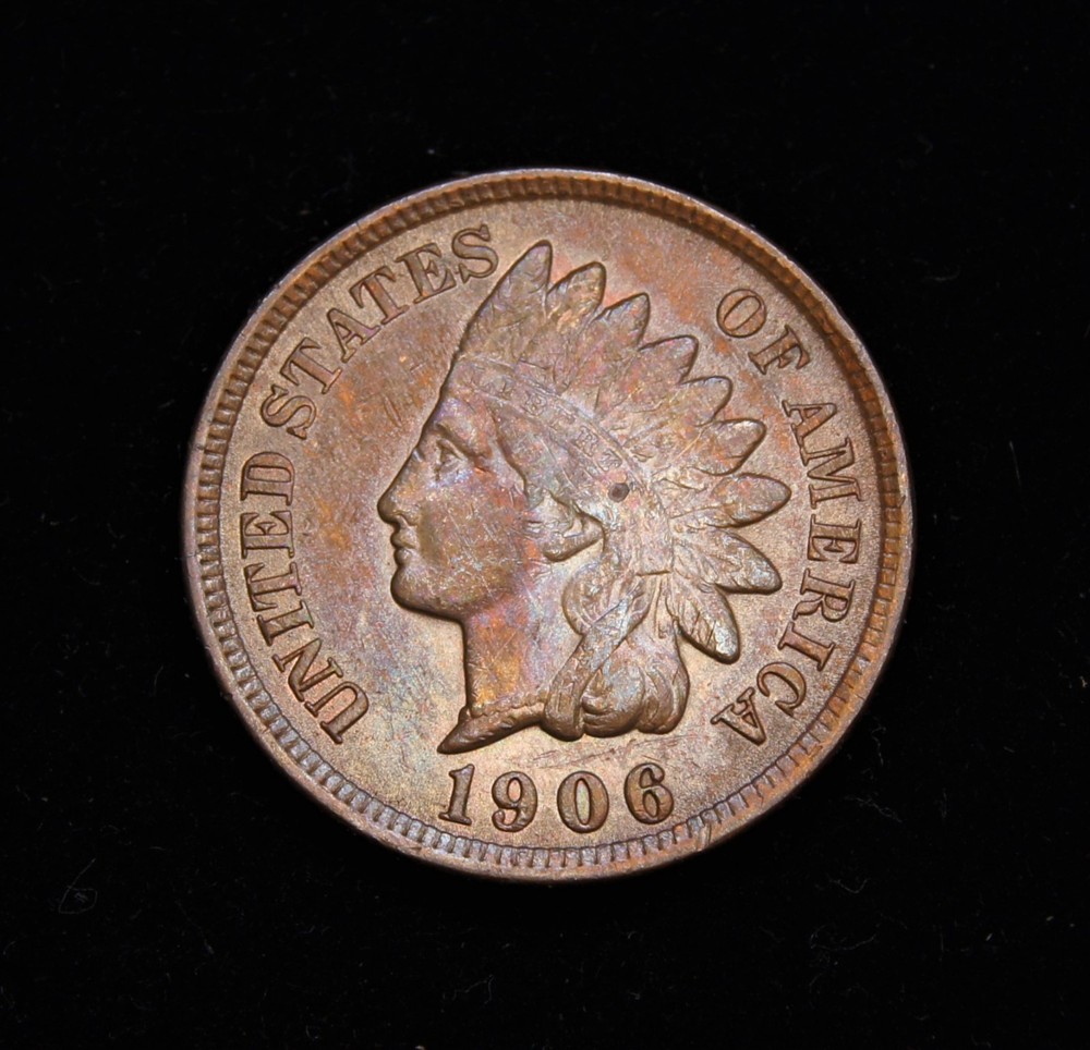 1906 Indian Head Cent   AU