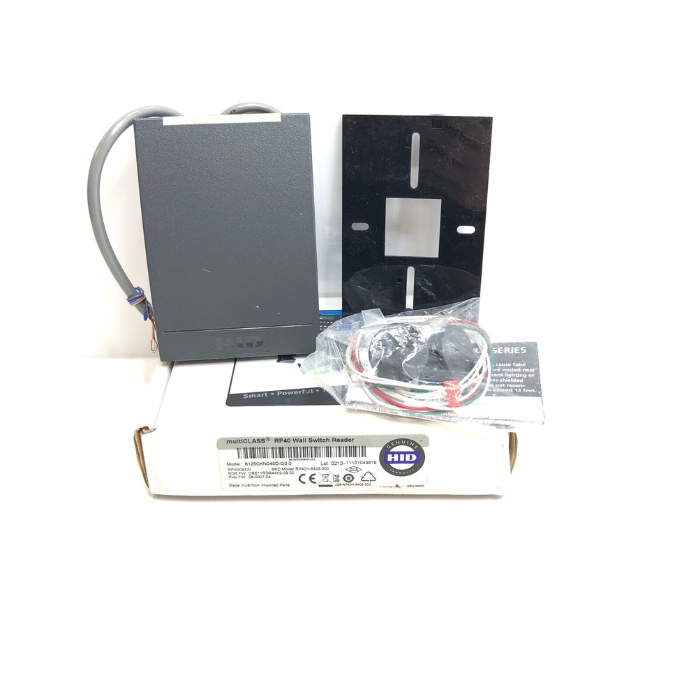 HID 6125CKN0400 MultiClass RP40 Wall Switch Reader