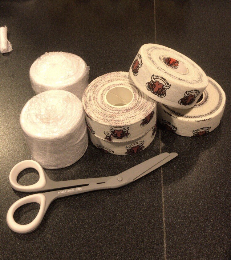 Tuff Toro Tape 12 rolls Athletic Tape 1 in X 15 Yards Boxing, MMA, Kickboxing