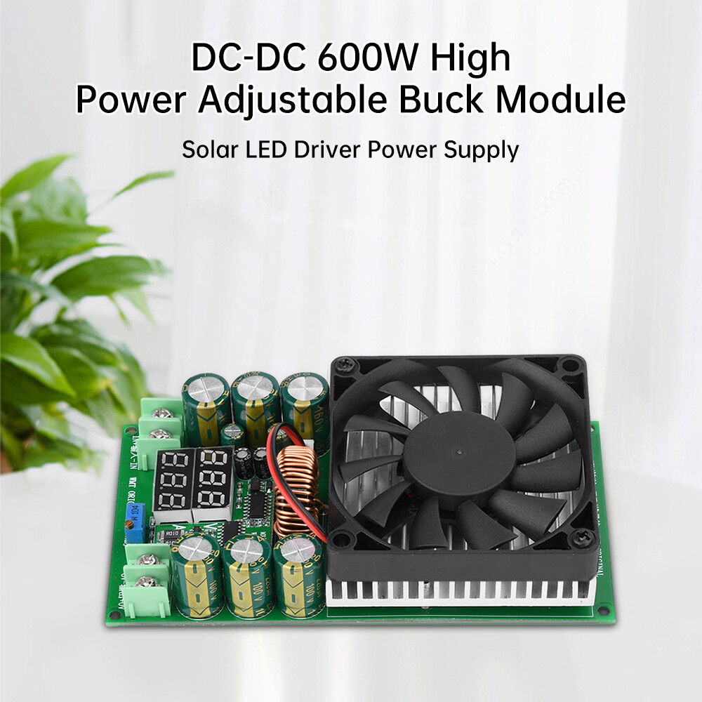 600W High Power Adjustable Buck Module DC 25-120V to DC 1.2-75V Step Down Module