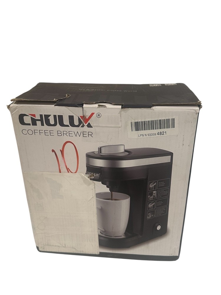 CHULUX Single Serve Coffee Maker Brewer for Single Cup Capsule with 12 Ounce
