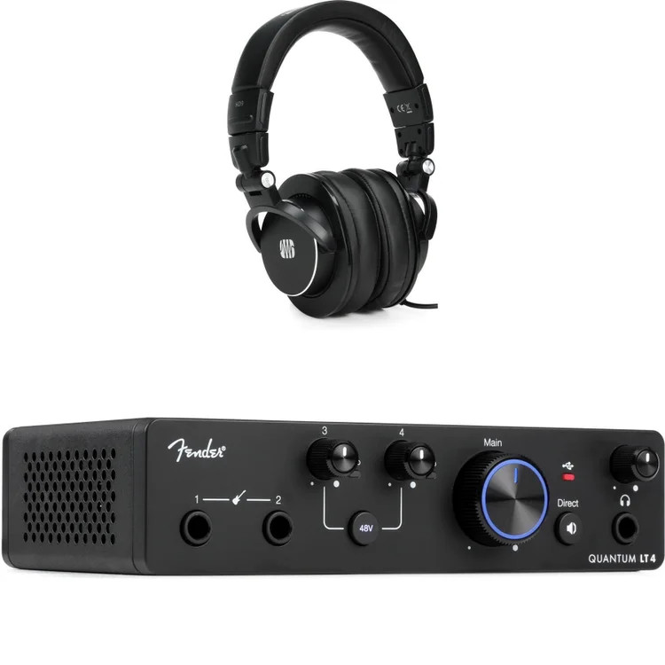 Fender Studio Quantum LT 4 USB-C Audio Interface with Headphones