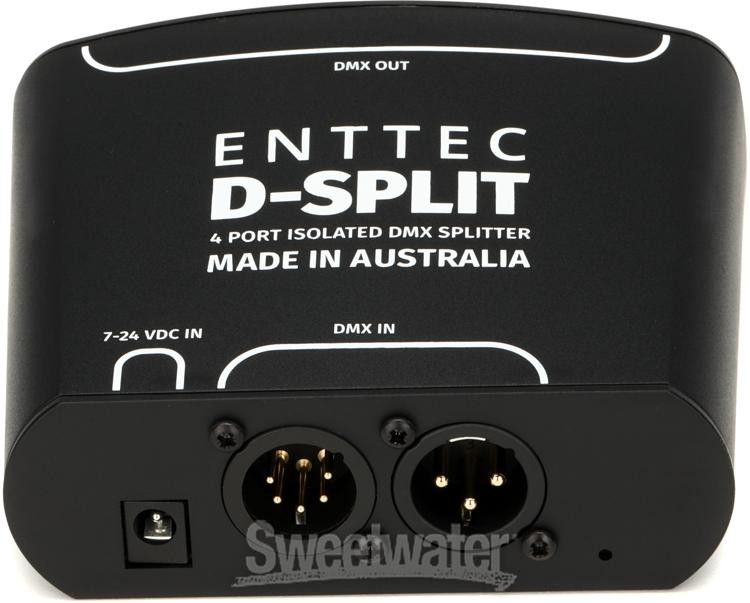 ENTTEC D-Split 4-port Isolated DMX Splitter