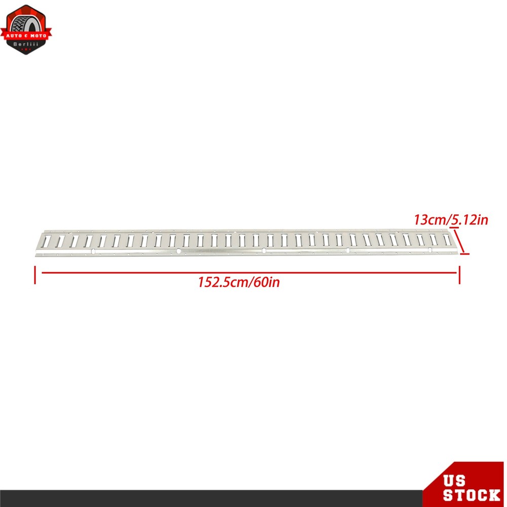 5' E Track Tie Down Rail System Multi Purpose High Quality For Van Truck 32 Pack