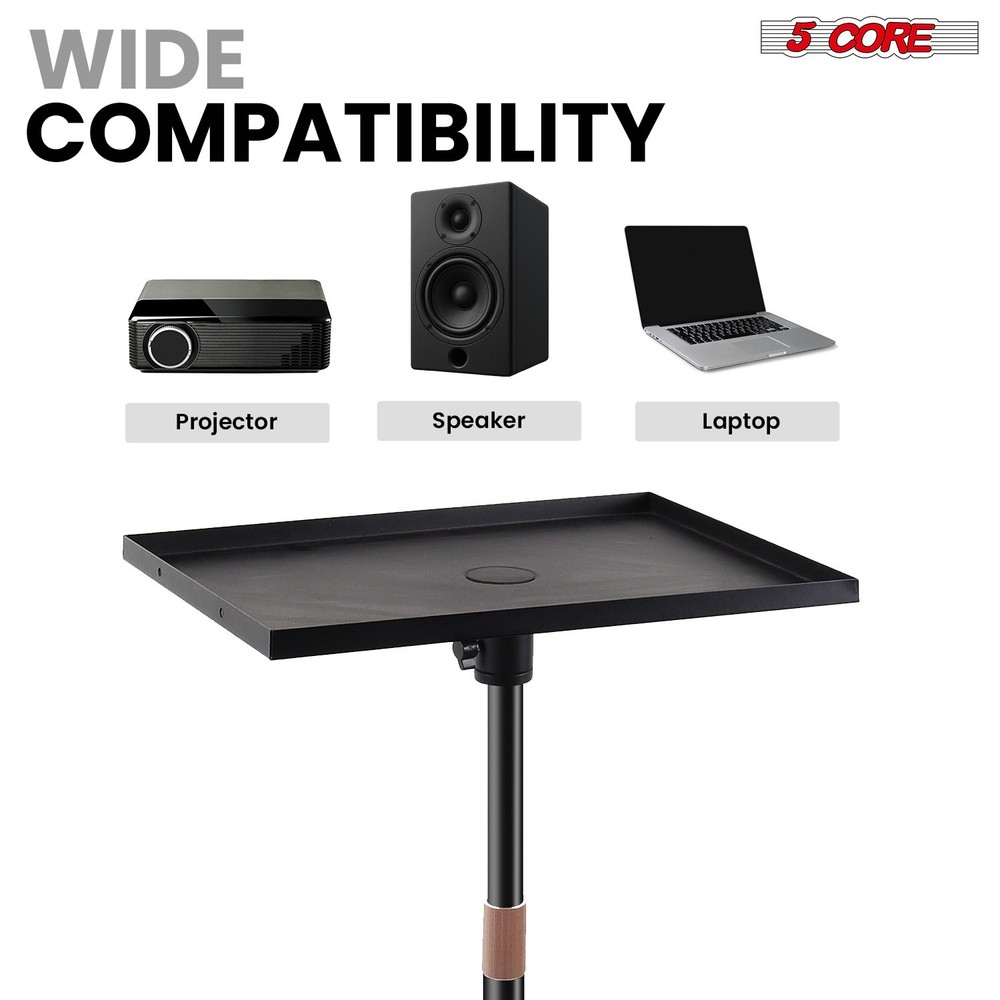 5 Core Projector Stand Floor Adjustable Heavy Base Universal Projectors Support