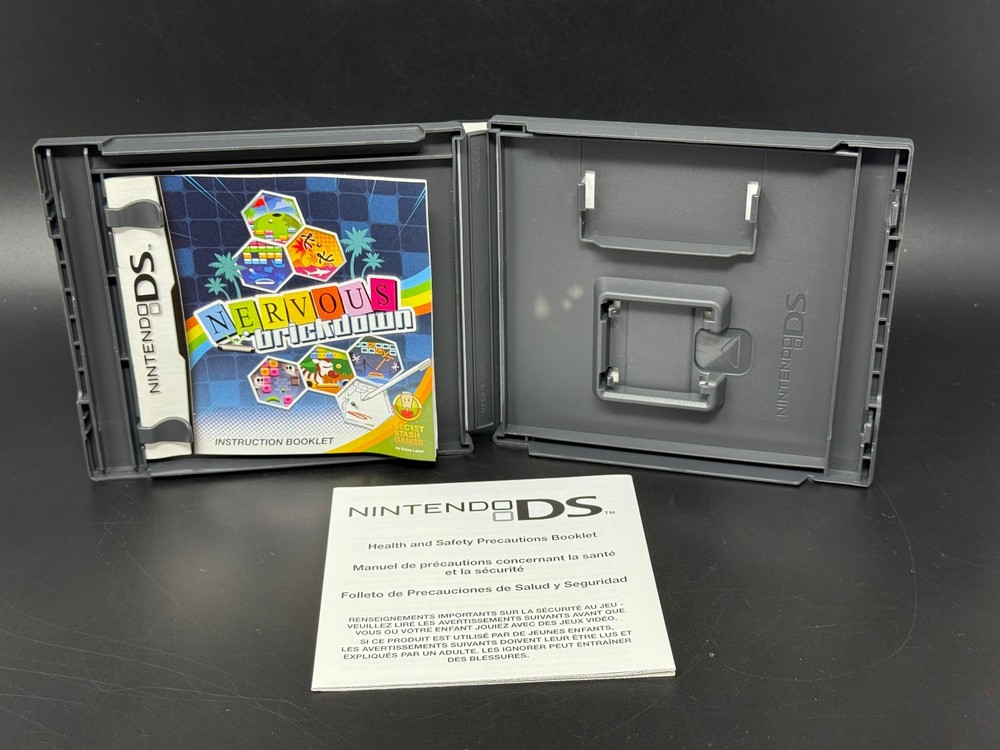 Nervous Brickdown (Nintendo DS) *CASE & MANUAL ONLY - NO GAME*