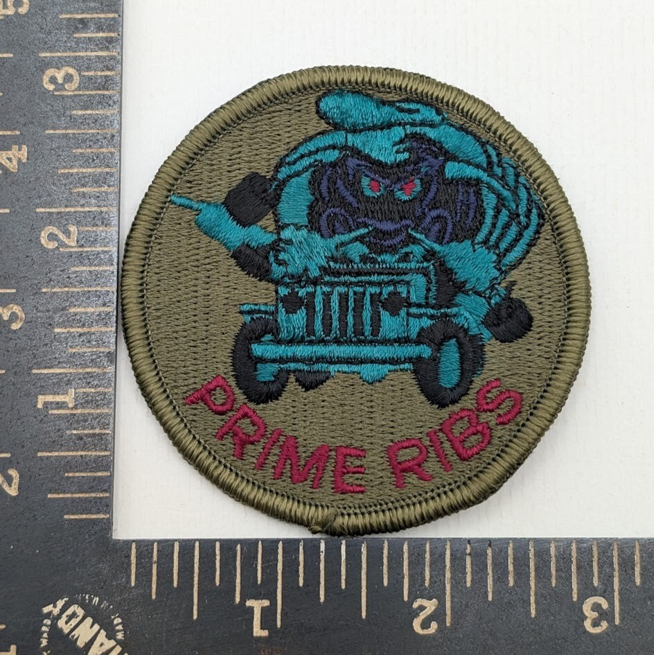 Military Patch US Air Force Civil Engineering Prime Ribs Iron-on Patch