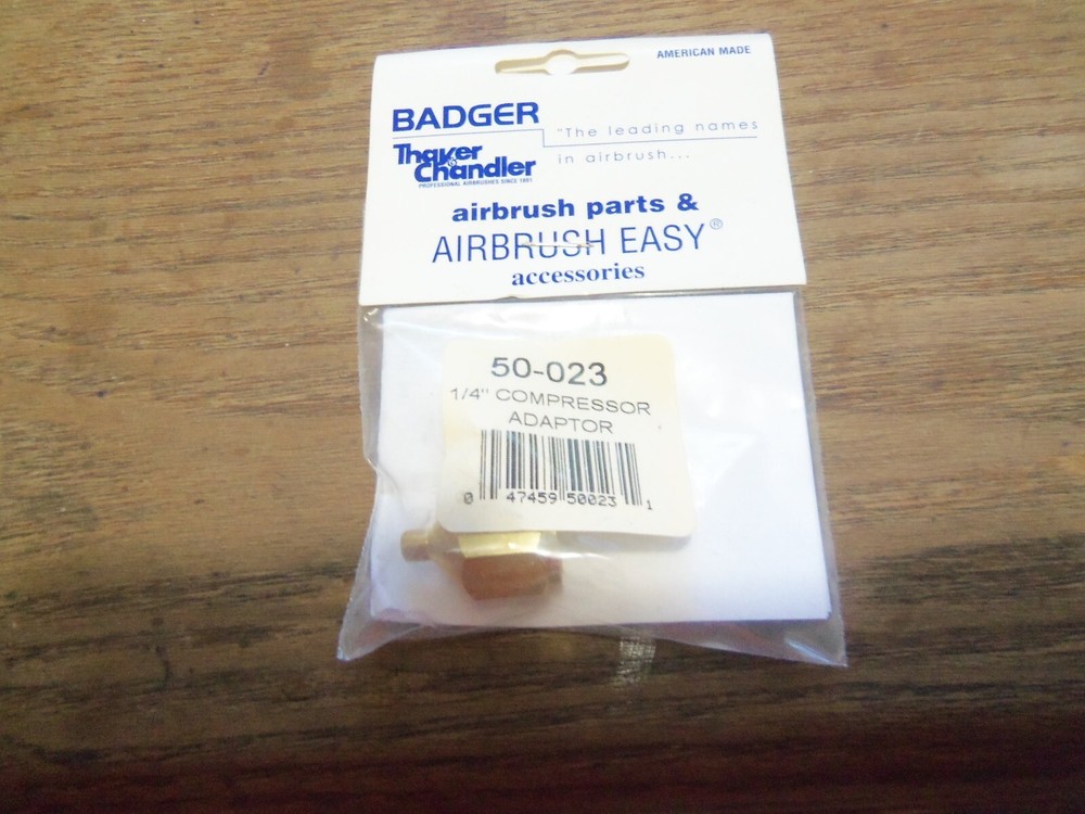 Badger 1/4" Compressor Adapter Accessories 50-023 New