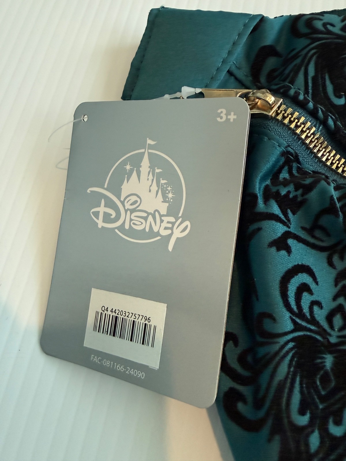 Disney Parks The Haunted Mansion Fanny Pack Belt Bag GREEN LARGE SIZE NWTS!