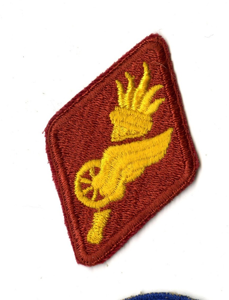 Transportation School White Back Patch Cut Edge Vintage