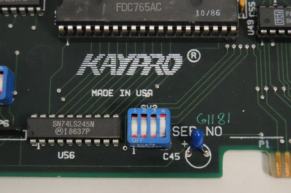 KayPro AT Serial and Parallel Port Controller Card EL4776