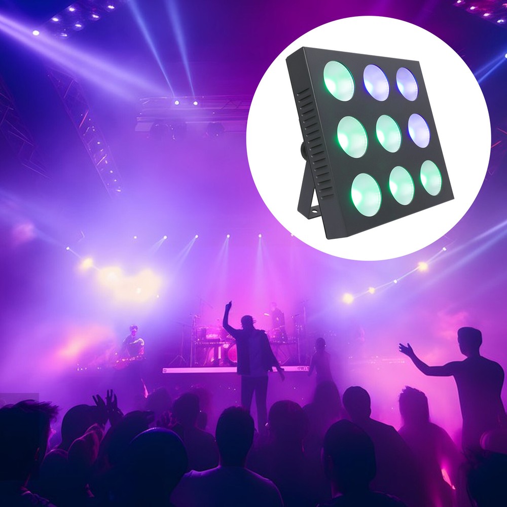 LED 4-In-1 DJ Light Stage Light Stage Projection Effects Lamp Rectangular RGBW