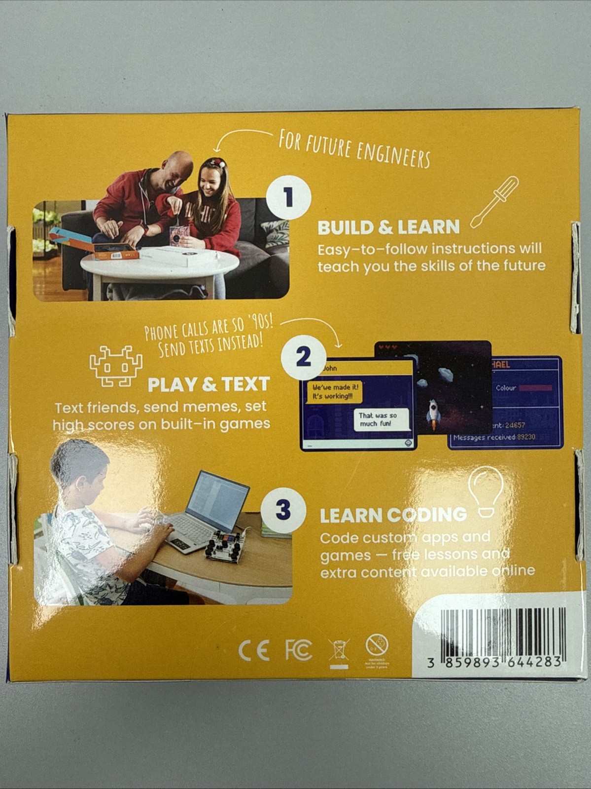 CircuitMess STEM Starter Kit, Chatter 2.0 Build/code your own walkie-texties