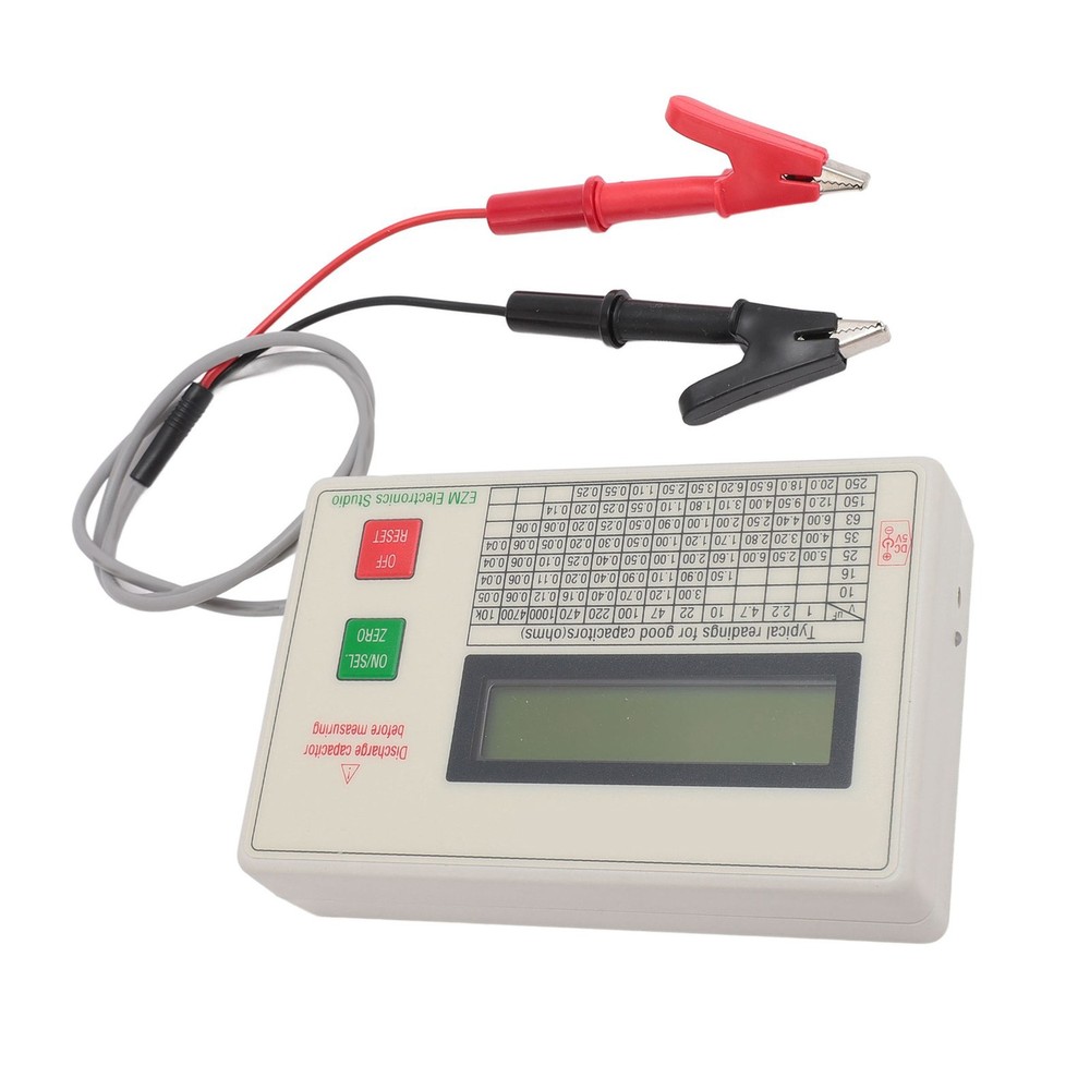 Meter Accurate Shutdown Function Portable Capacitance Tester Kit ⭐