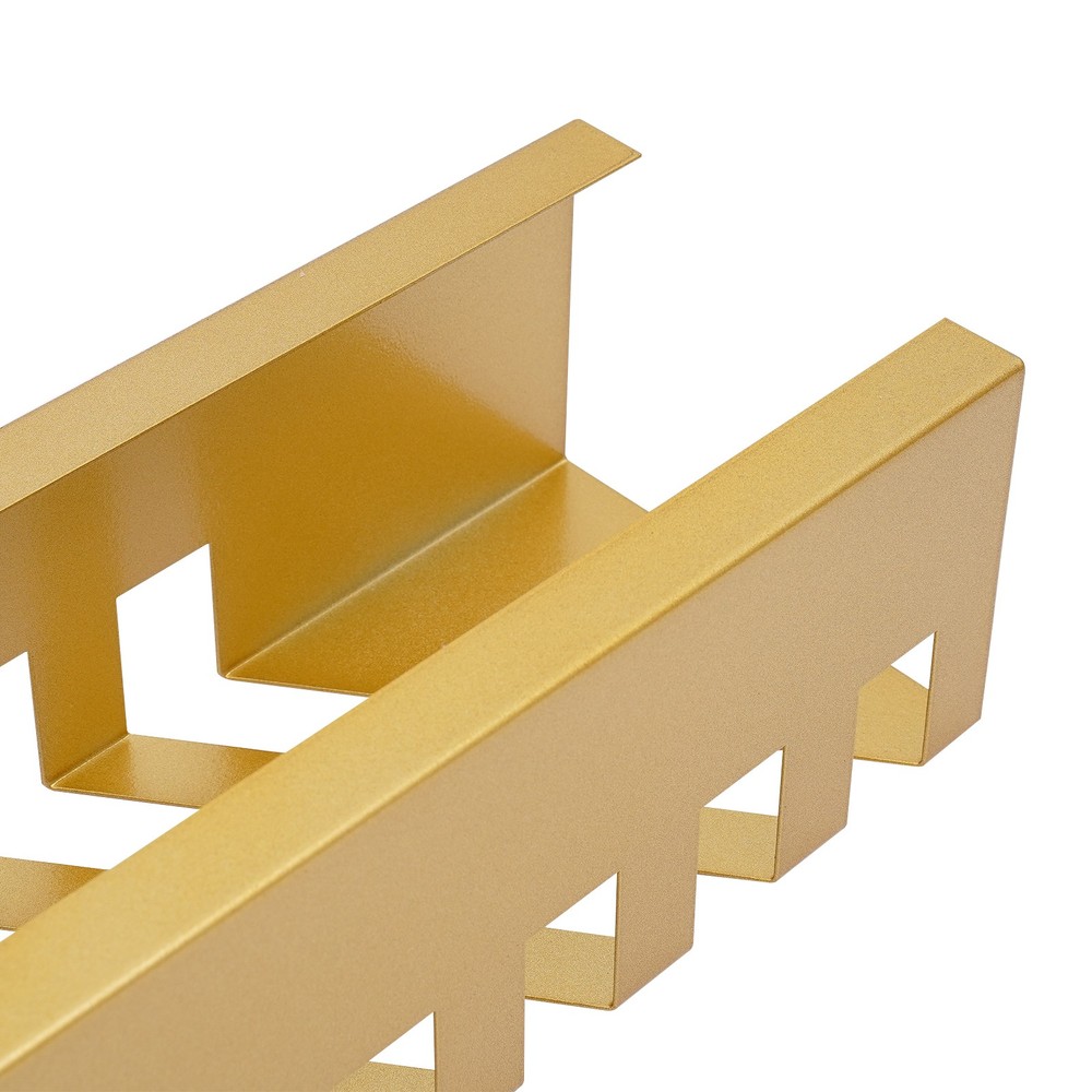 Compact Tile Display Rack - 10 Slots, Slanted Design for Optimal Viewing