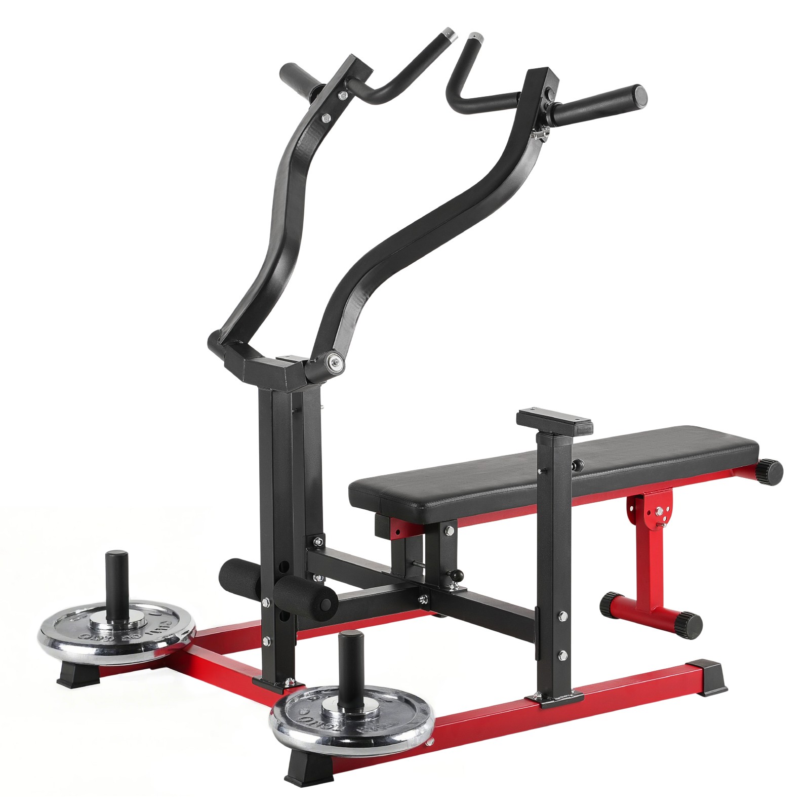 450 LBS Chest Press Machine Adjustable Bench Press Flat Incline Bench Home
