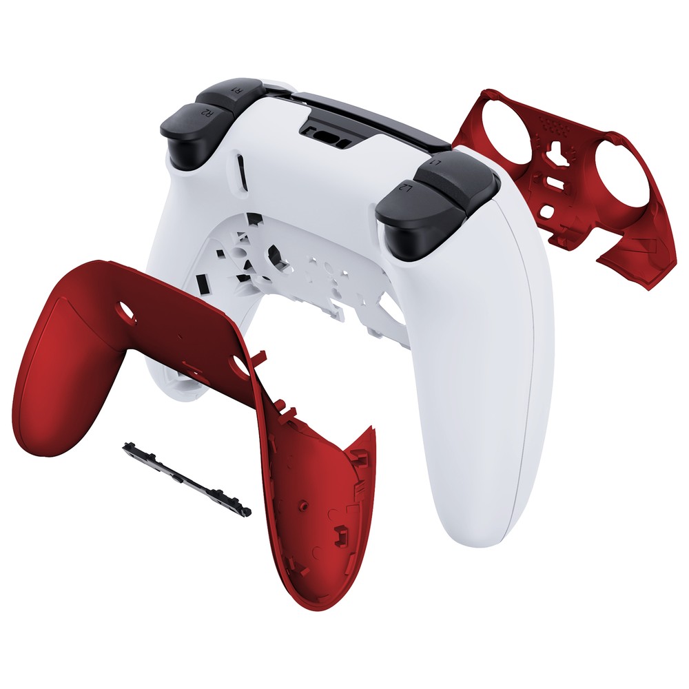 eXtremeRate Top Bottom Decorative Trim Shell Clip Shell for PS5 Edge Controller