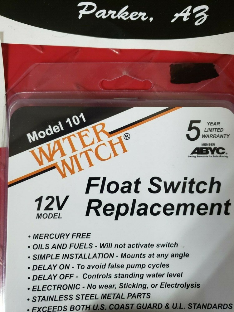 Water Witch 12 volt Electronic Bilge Pump Float Switch 12v Boat M19 SOLID STATE