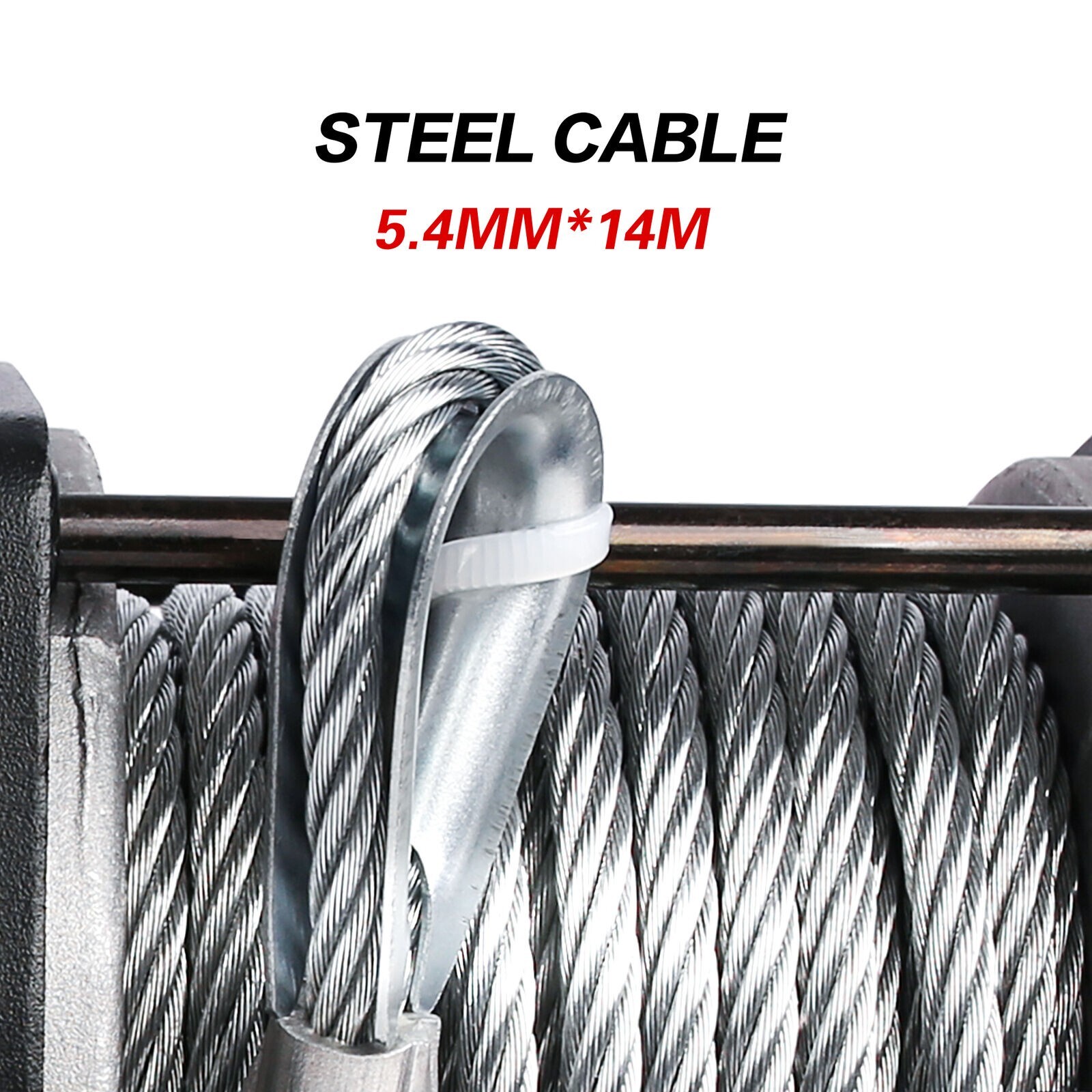 X-BULL 3000LBS Electric Winch 12V Steel Cable Off-Road UTV ATV 4X4 Towing Truck