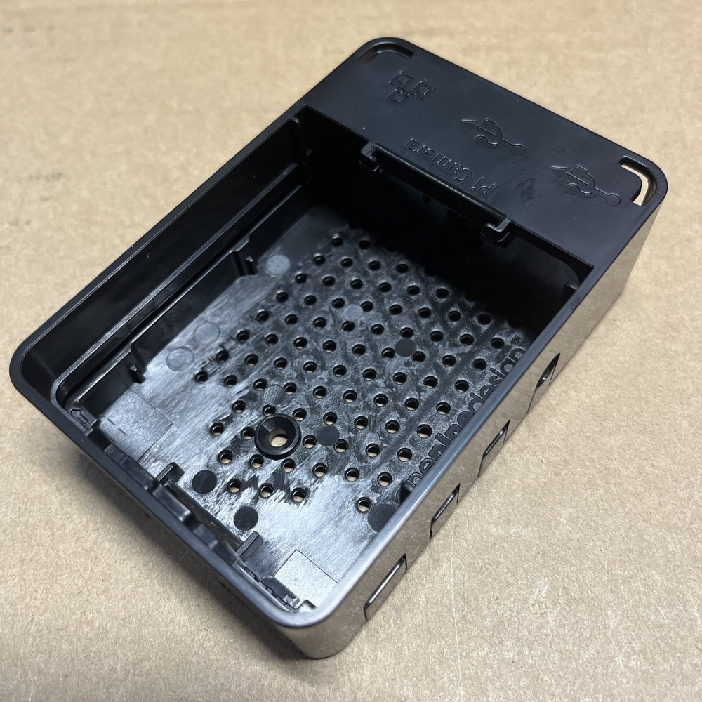 OKDO Raspberry PI 4 Case - Snap Together, Wall Mountable, Model 187-3798