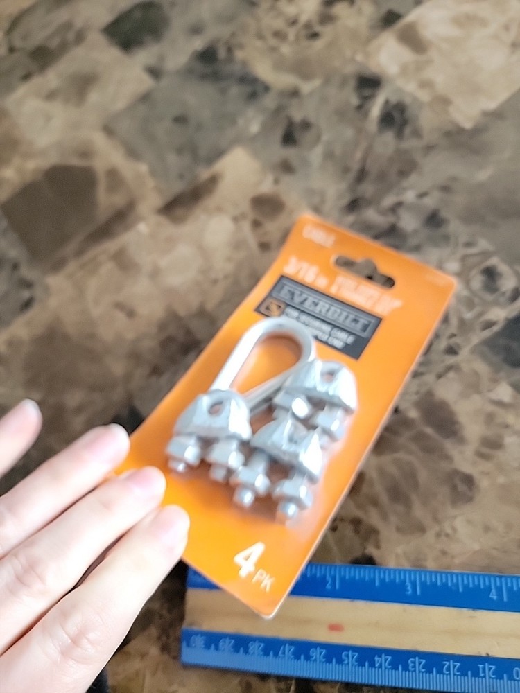 Everbilt Clamp Set Zinc-Plated 3/16" 140 252