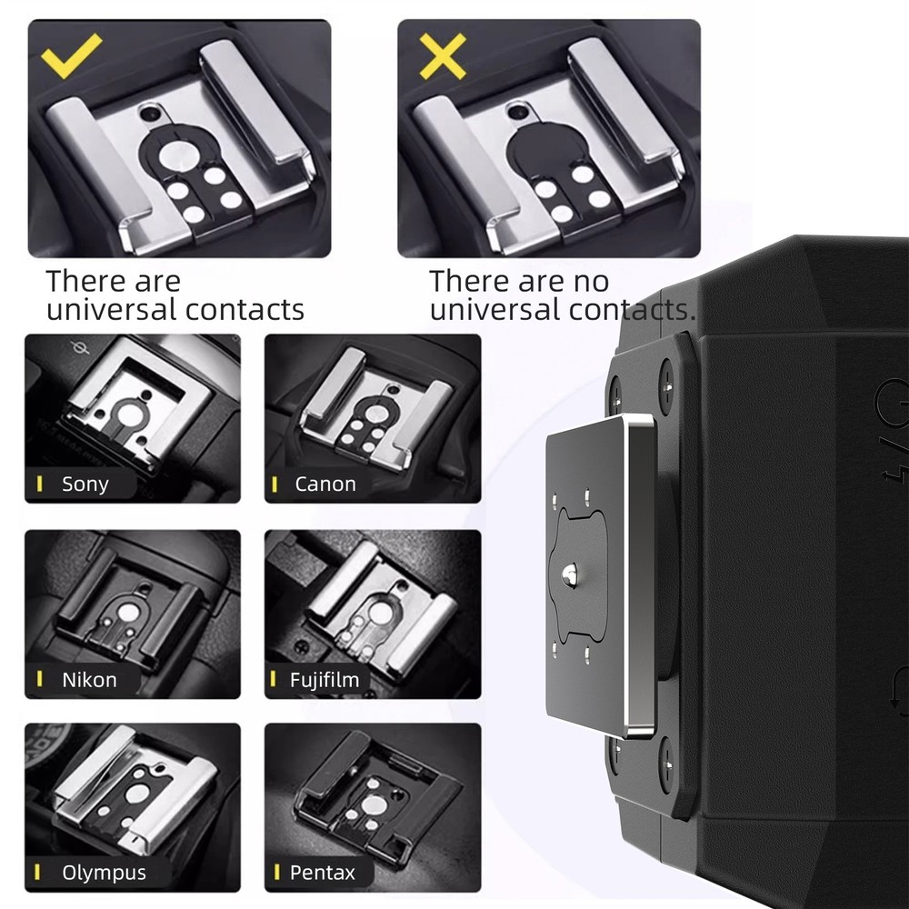 F02 Retro Mini Flash Light Micro Single Camera Portable Photography Fill Light