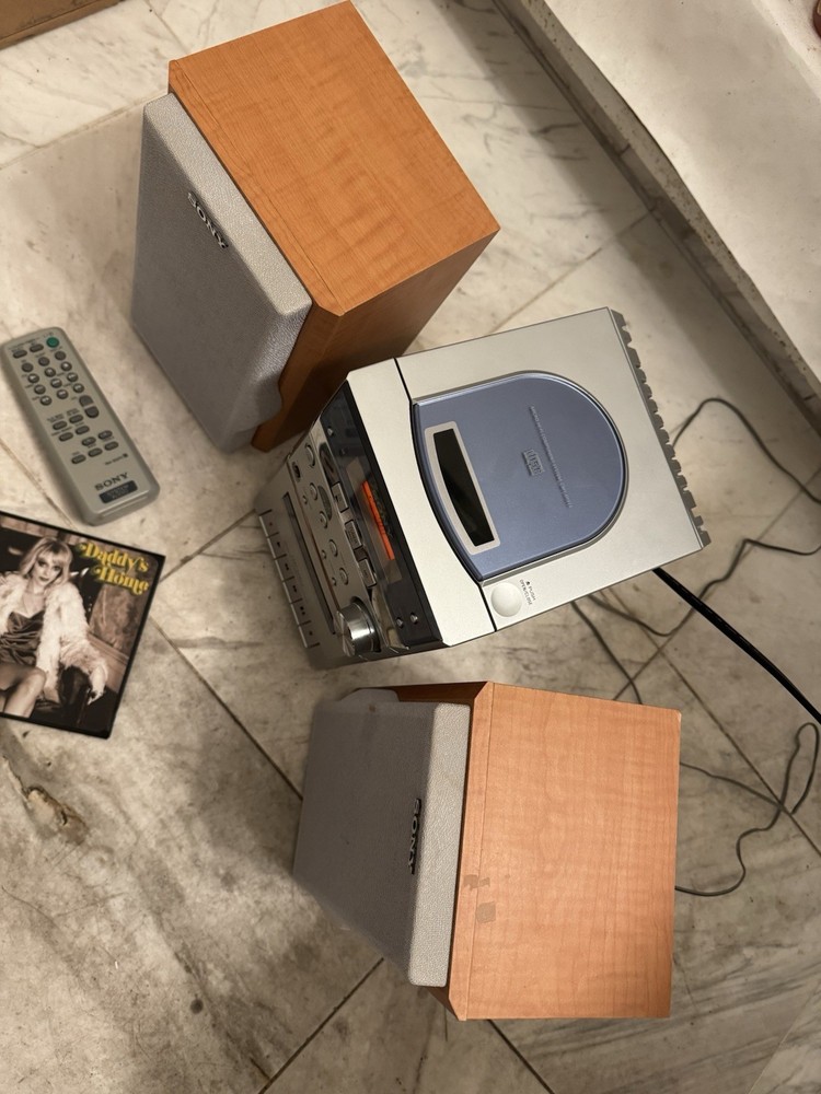 *READ DESCRIPTION: Cassette Doesn’t Work- Sony HCD-EP313 Bookshelf CD Player