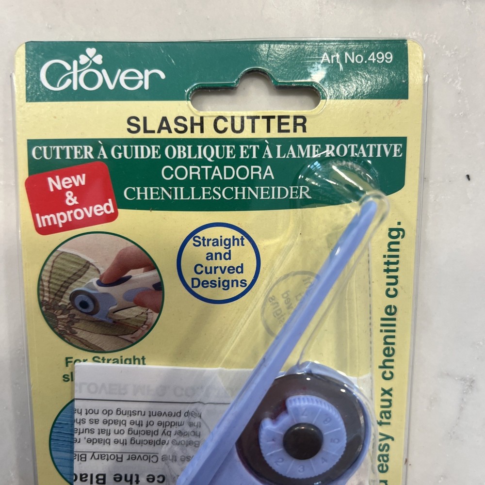 Clover Slash Cutter (499) W/2 Interchangeable Guides New Original Package