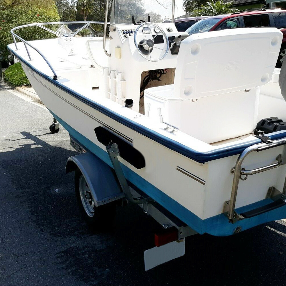 Boat Trailer 2' Side Guide On Bunk Boards Carpeted Kit 75 Degree w/ Hardware