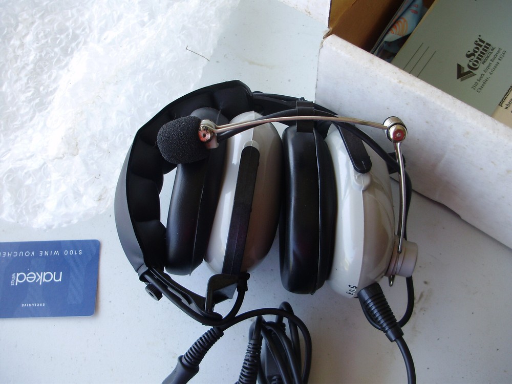 Concept Industries Model C-45 SoftComm  Headset Dual Plug *NEW*