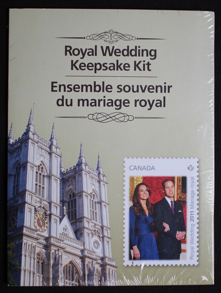 2011 ROYAL WEDDING KEEPSAKE KIT - Stamp Sheet & Postcards - Canada Post