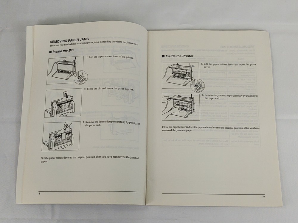 Vintage 1991 Star Micronics Automatic Sheet Feeder SF-10CA User's Manual Printer