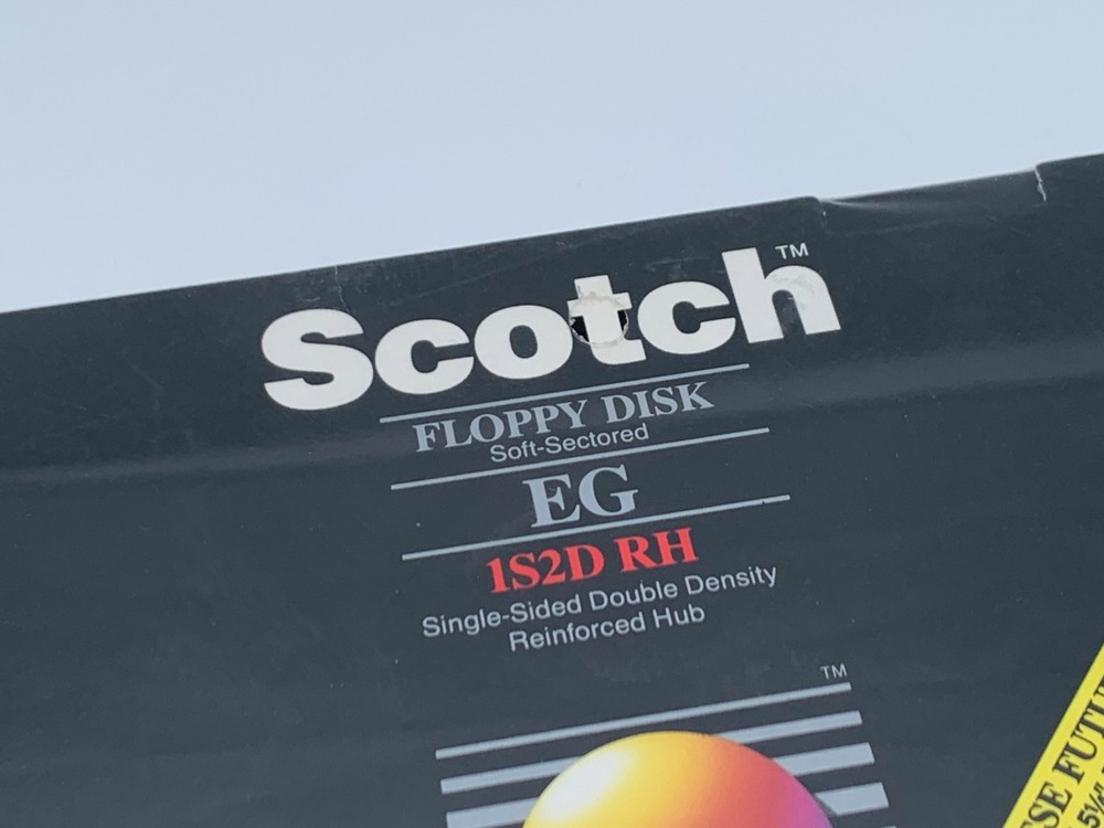 Scotch Floppy Disk EG 1S2D RH 10-Pack, 5 1/4 Disk #A222