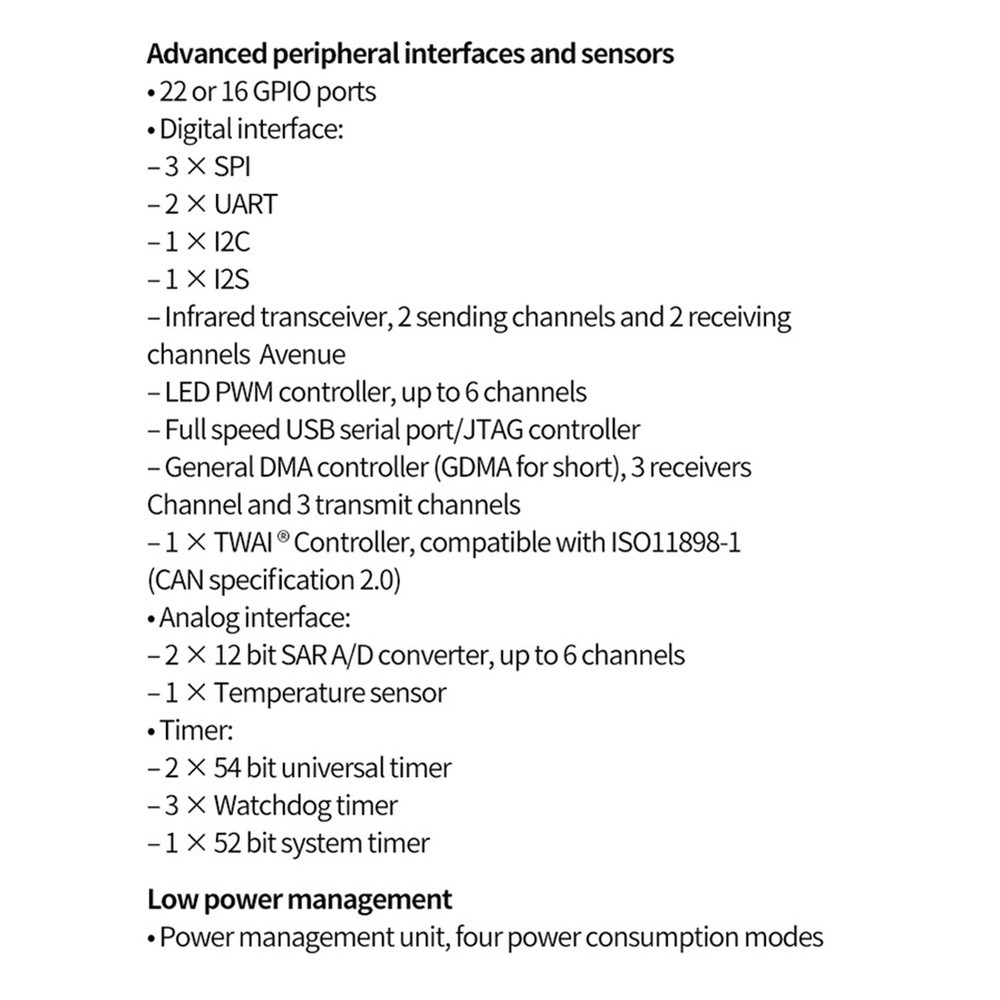 -C3 Development Board Dual Type-C WiFi Bluetooth BLE5.0 DevKitM-1 Core1544