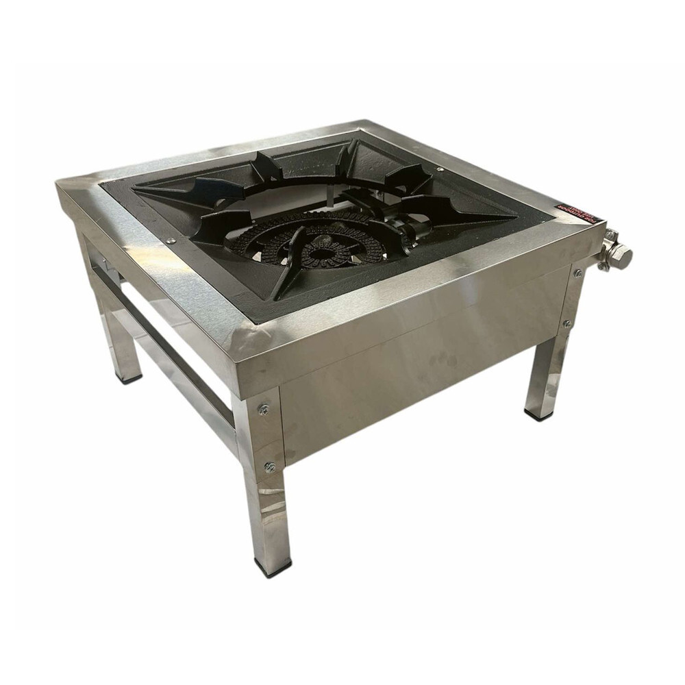 HD Stainless Steel High Pressure Square Propane Stove Burner 150,000 BTU