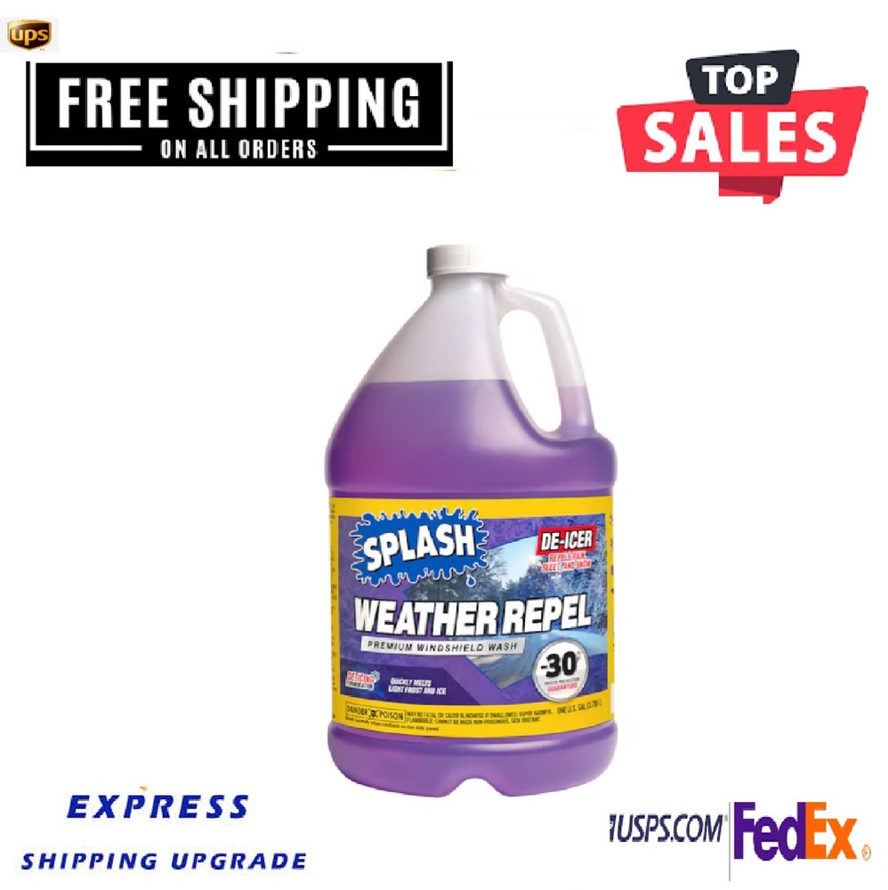 SPLASH 1-Gallon De-Icer Windshield Washer Fluid.