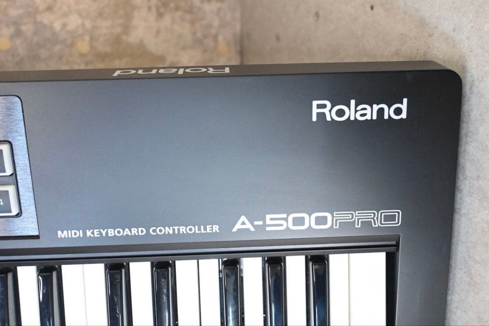 Roland A-500PRO 49-Key MIDI Controller Keyboard Tested Working Missing Knob