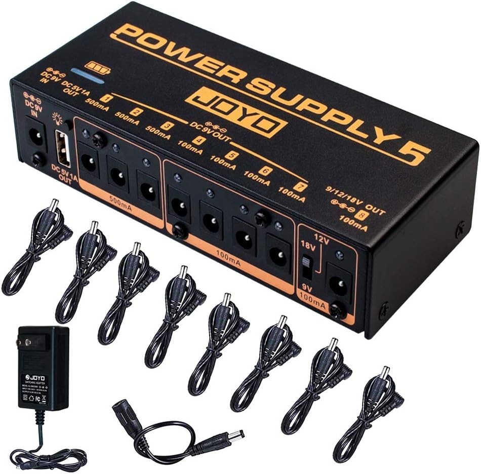 Battery-Powered Guitar Effect Pedal Supply