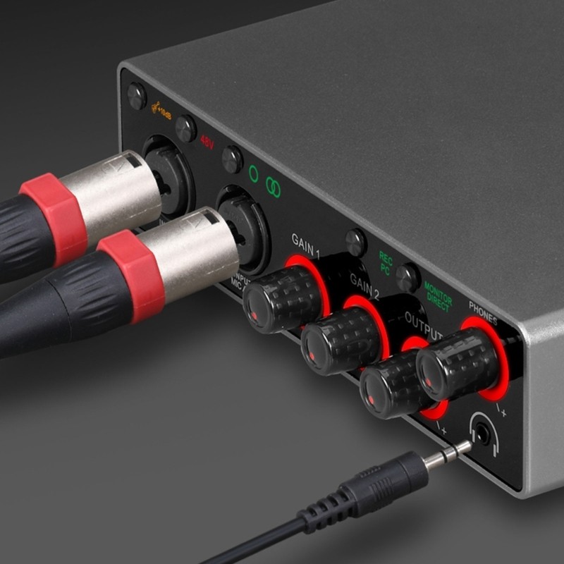 Portable Plug And Play Computer Recording USB Audios Interfaces Quality