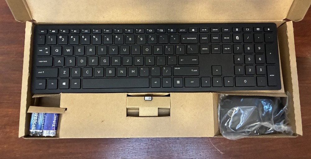 HP 710 Wireless Keyboard and Mouse Combo - Open Box