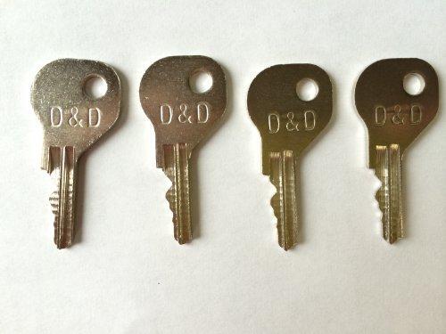 D&D Technologies D&d Magna Latch Replacement Keys 4 Pack