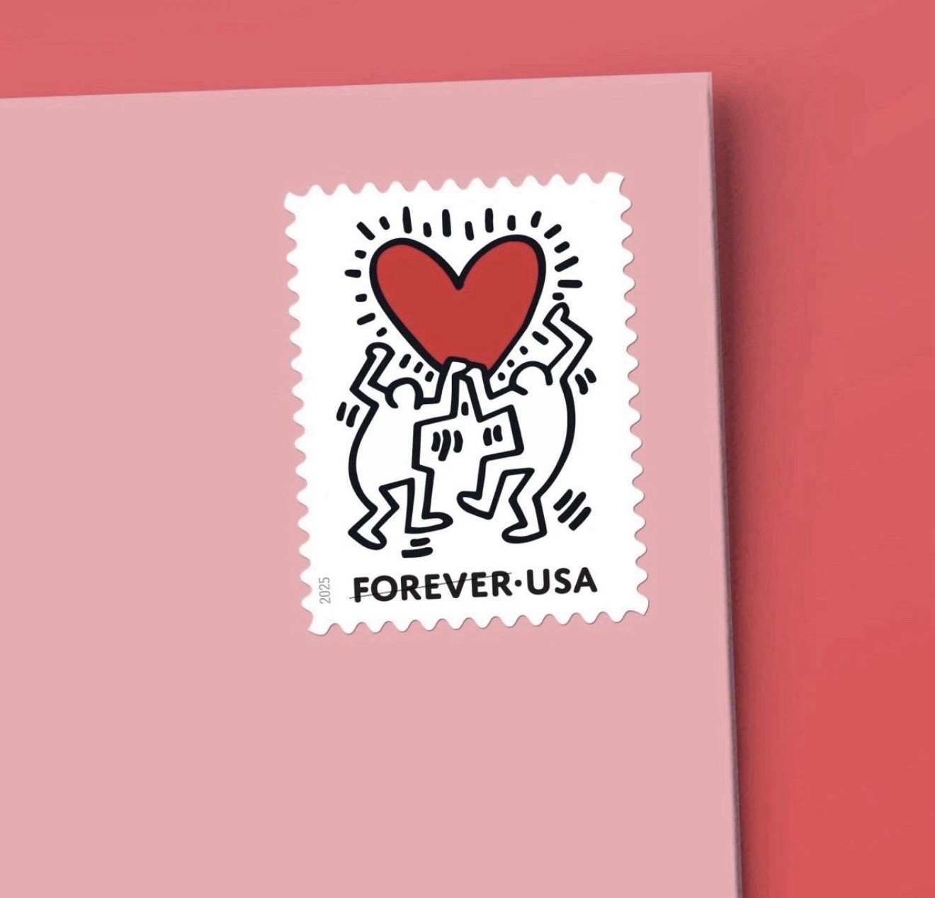 2025 USPS SHEET OF 20 FIRST CLASS LETTER STAMPS LOVE 78¢