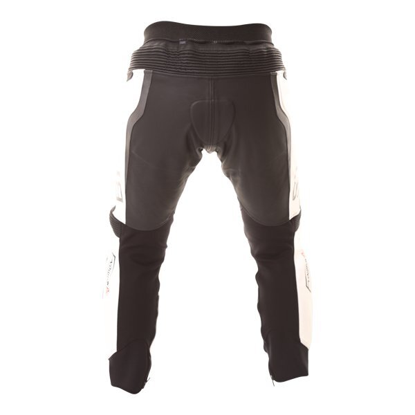 BKS Evolution Pro Leather Motorcycle Jeans Black White
