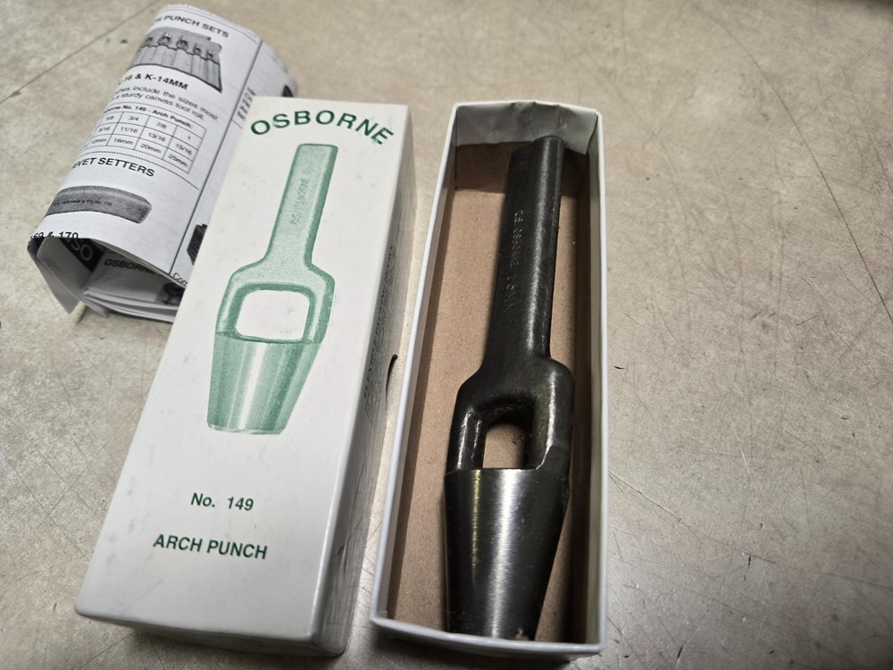 Osborne 149 Arch Punch 149-16mm New open box
