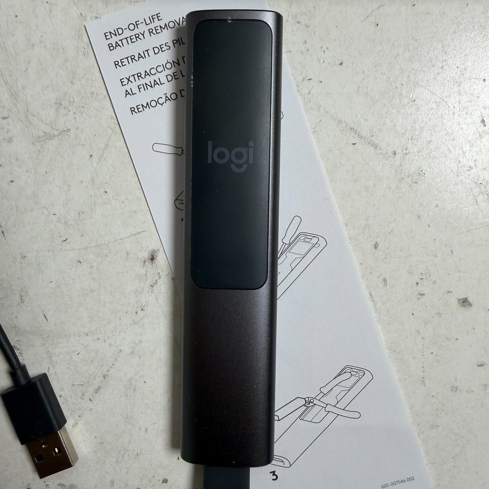 Logitech Spotlight Slate Advanced Wireless Bluetooth Presentation Remote Control