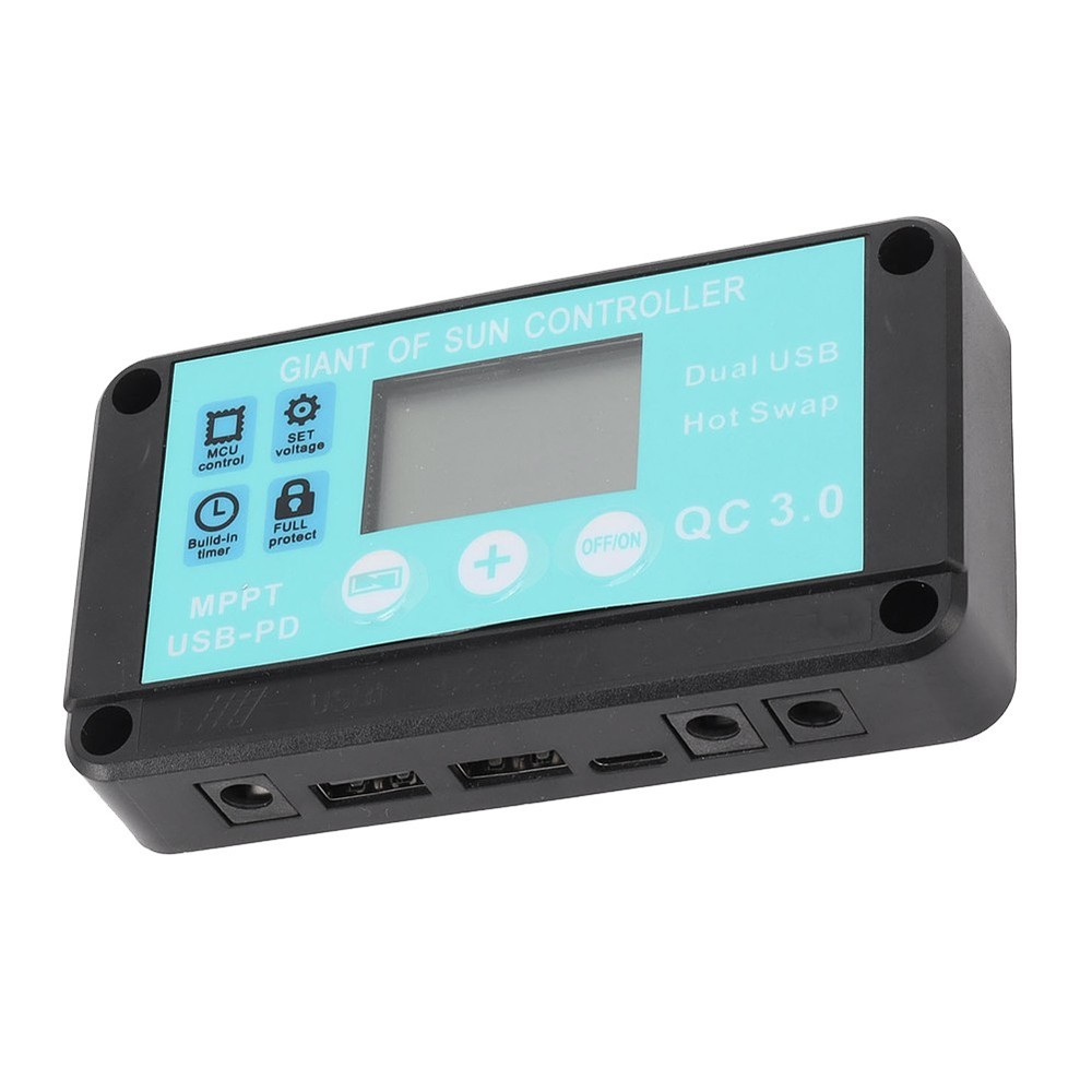 MPPT Solar Charge Controller Multi Protection Solar QC3.0 Controller w/ LCD Image Sc9398
