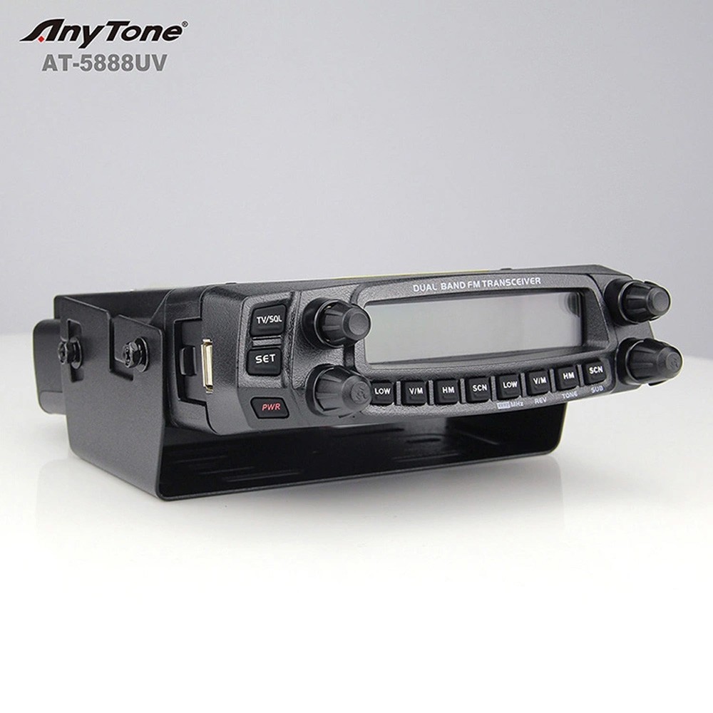AnyTone AT-5888UV III Mobile Transceiver Tri-Band With programming cable