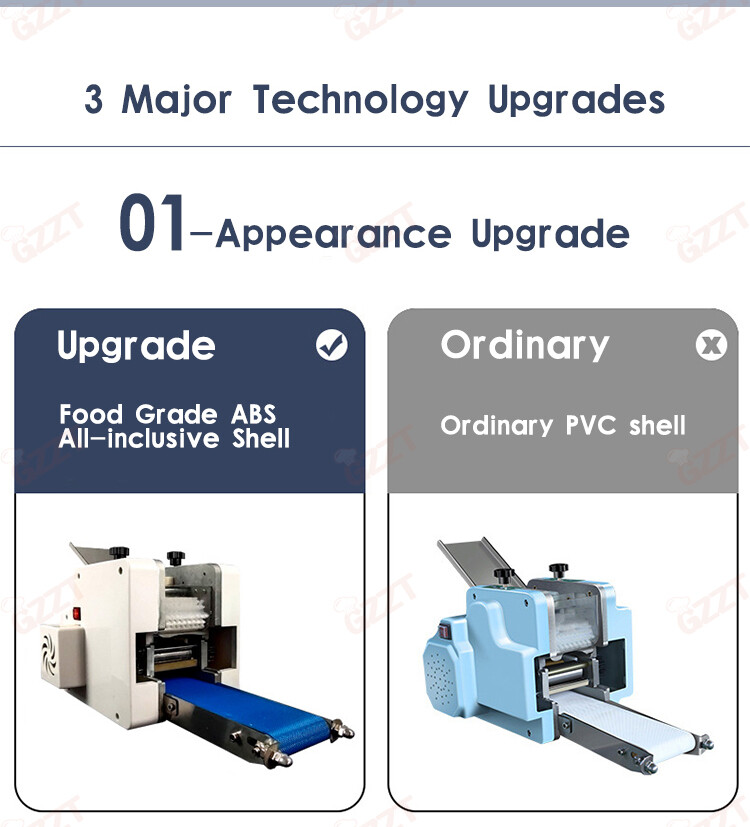 Electric Pasta Machine Dumpling Wrapper Maker Square or Round Mould Multi Size